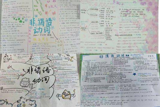 济南市莱芜第一中学:妙笔绘语法 导图展风采